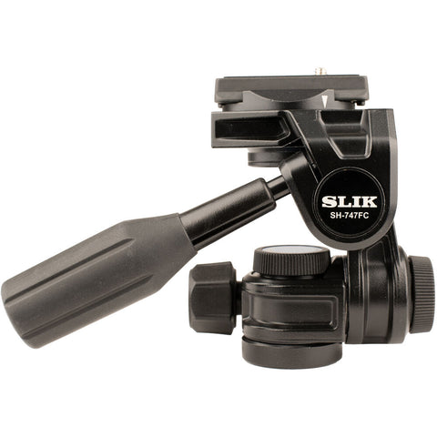 Slik SH-747FC 3-Way Pan-Tilt Head with :Friction Control and Arca-Type Quick Release Set