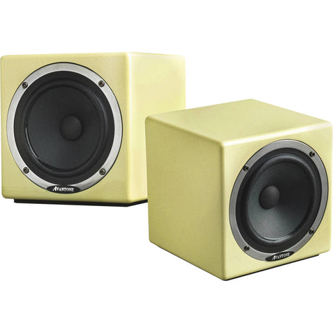 Avantone Pro Active MixCube Powered Full-Range Mini Reference Monitors (Pair, Retro-Cream)