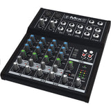 Mackie Mix8 8-Channel Compact Mixer with Gator Cases G-MIXERBAG-1212 Padded Nylon Mixer/Equipment Bag Bundle