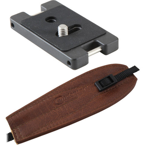 Camdapter Standard Neoprene Adapter with Medium Brown Pro Strap