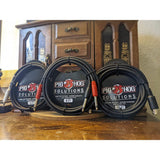 Pig Hog PD-21403 Dual 1/4" Mono (Male) Cable, 3 Feet (2-Pack)