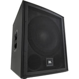 JBL IRX115S Compact Powered 15" Portable Subwoofer Bundle with Compact Powered 12" Portable Speaker with Bluetooth and On-Stage Subwoofer Pole with M20 Thread