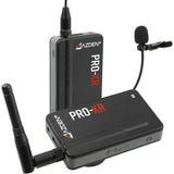 Azden PRO-XR Digital Camera-Mount Wireless Omni Lavalier Mic Bundle with Fuzzy Windbuster