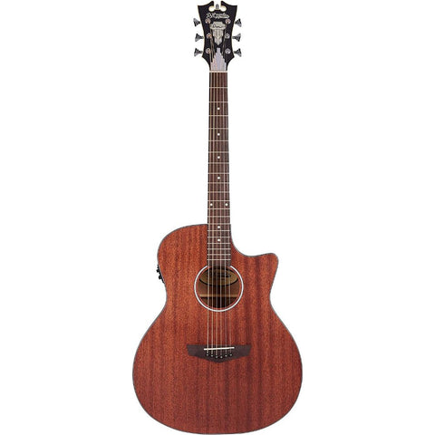 D'Angelico 6 String Acoustic-Electric Guitar, Right, Natural (DAPLSG200MAHCP)