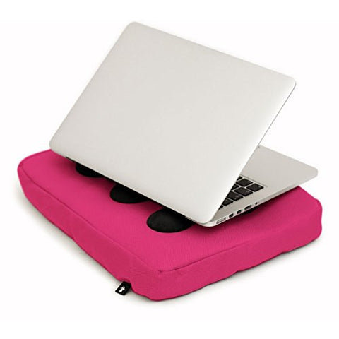 SURFPILLOW HITECH FOR LAPTOP - CERISE / BLACK. POLYESTER