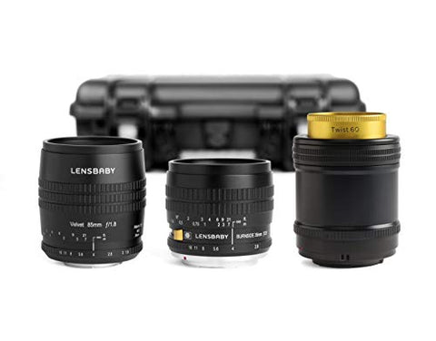 Lensbaby Pro Kit with Velvet 85, Burnside 35 and Twist 60 for Sony E