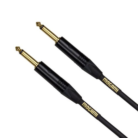 Mogami Gold Instrument 10 Guitar/Instrument Cable, Straight Ends, 10 feet