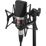 Neumann TLM-102 Studio Condenser Microphone Studio Set (Black) with AKG K 240 Studio Pro Headphones & XLR Cable Bundle