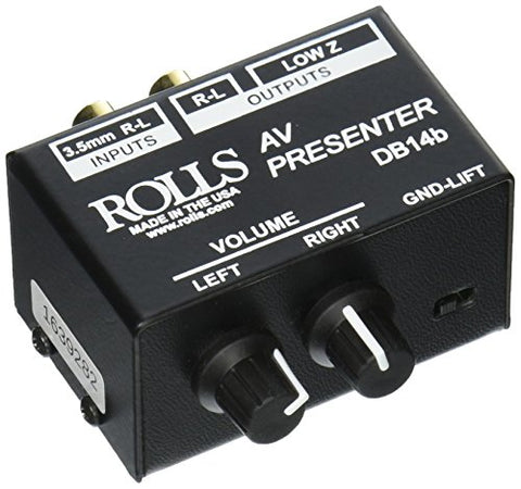 Rolls DB14 Director Stereo Direct Box/Signal Separator w/ Individual Attenuator