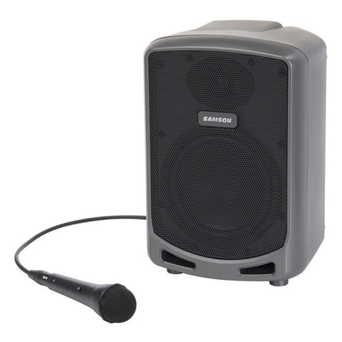 Samson Expedition Express+ 6" 2-Way 75W Portable Rechargeable PA System with Wired Microphone