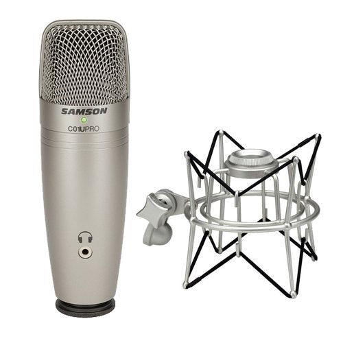 Samson C01U PRO USB Studio Condenser Microphone - Bundle