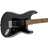 Squier by Fender Affinity Series Stratocaster HH, Indian Laurel fingerboard, Charcoal Frost Metallic