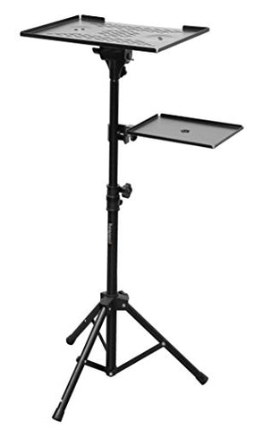 Bespeco LPS100 Professional Laptop Or Projector Stand With Side Shelf