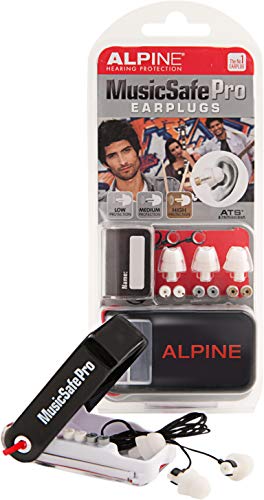 Alpine MusicSafe Pro Hearing Protection System for Musicians, White