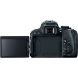 Canon EOS Rebel T7i DSLR Camera (Body Only) with Vello BG-C15 Battery Grip for Canon Rebel and Journey 34 DSLR Shoulder Bag (Black)