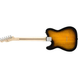 Squier by Fender Bullet Telecaster Laurel Fingerboard (Brown Sunburst) Bundle with Fender Mustang Headphone Amp, Guitar Strap, 10ft Instrument Cable, FT-1 Tuner, 12-Pack Picks, and Headphone