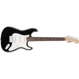 Squier by Fender Bullet Stratocaster Beginner Hard Tail Electric Guitar - Black