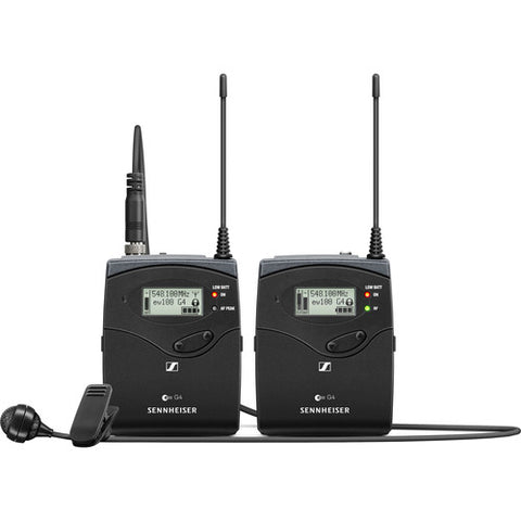 Sennheiser ew 122P G4 Camera-Mount Wireless Microphone System with ME 4 Lavalier Mic G: (566 to 608 MHz)