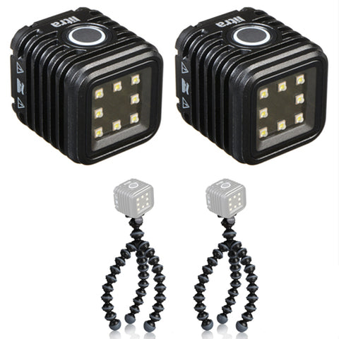 (2) LITRA LitraTorch Photo and Video Light with (2) Joby Gorillapod Flexible Mini-Tripod