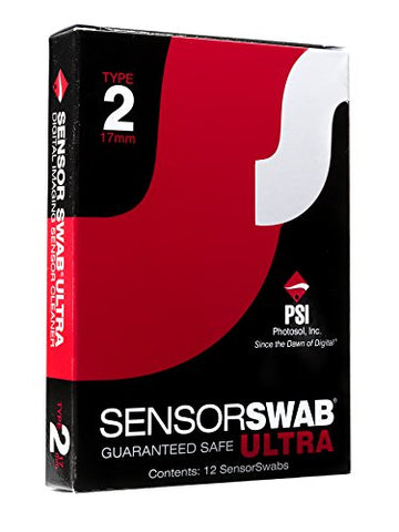 Photographic Solutions ULTRA Sensor Type 2 Swabs (Box of 12)