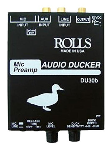 Rolls DU30b Audio Ducker with Microphone Preamp