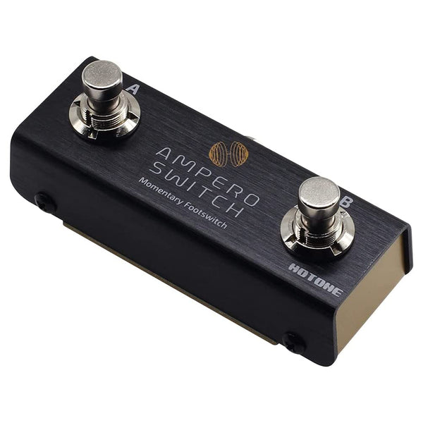 HOTONE Dual Footswitch Pedal Momentary 2-Way Pedal Switcher Foot Controller Ampero Switch 1/4-Inch