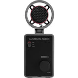 Austrian Audio MiCreator Studio USB-C Microphone Bundle with Mic Stand with Fixed Boom and XLR to TRS Cable