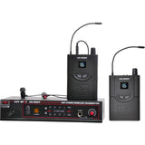 Galaxy Audio AS-950-2N Wireless In-Ear Twin Pack Monitor System with Rapid Charger & 2x XLR-XLR Cable Bundle