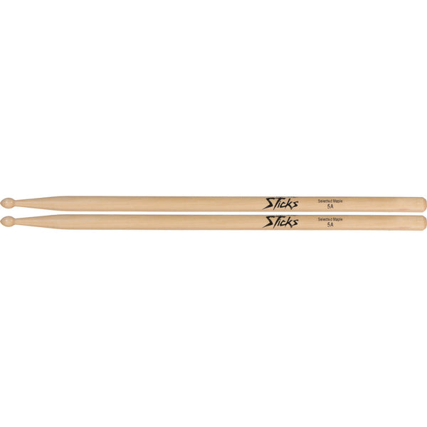 On-Stage Wood Tip Maple Wood 5A SINGLE Drumsticks