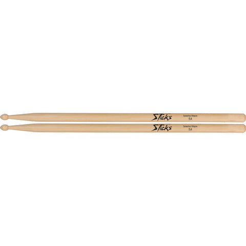 On-Stage Wood Tip Maple Wood 5A SINGLE Drumsticks