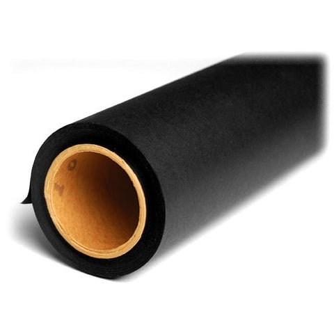 Savage Seamless Background Paper, 53 Inch wide x 12 yards, Super Black,20