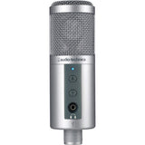 Audio-Technica Consumer ATR2500-USB Condenser USB Microphone with Stereo Headphones and Pop Filter