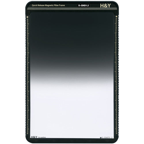 H&Y Filters 100 x 150mm K-Series Soft-Edge Graduated Neutral Density 1.2 Filter (4 Stops) w/Quick Release Magnetic Filter Frame