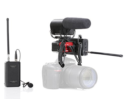 Saramonic Video Recording Bundle with Shotgun Microphone, VHF Wireless Lav System, and 2-Channel Audio Mixer for DSLR Cameras & Camcorders