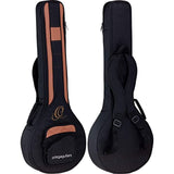 Ortega Guitars Raven Series 6-String Acoustic-Electric Banjo w/Bag, Right (OBJE350/6-SBK)