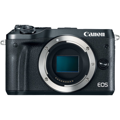 Canon EOS M6 Mirrorless Digital Camera (Body Only, Black)