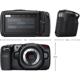 Blackmagic Design Pocket Cinema Camera 4K with Core SWX Powerbase Edge Battery Bundle