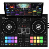 Reloop Buddy Compact 2-Deck DJAY Controller Bundle with Decksaver Cover for Reloop Ready and Buddy