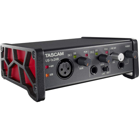 Tascam US-1x2HR Desktop 2x2 USB Type-C Audio Interface