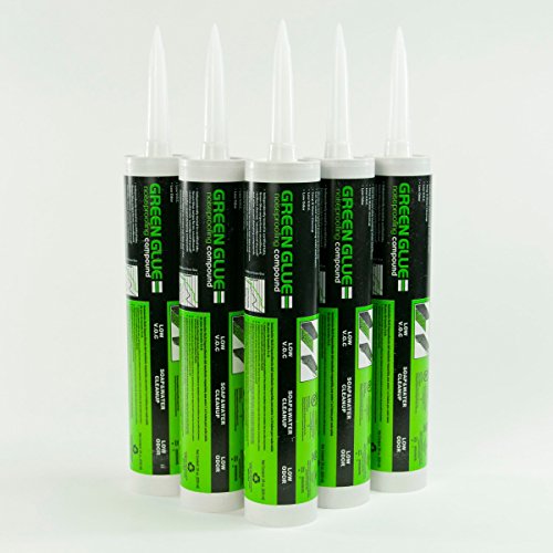 Green Glue Noiseproofing Compound - 6 Tubes, 28 fl.oz(828 ml)