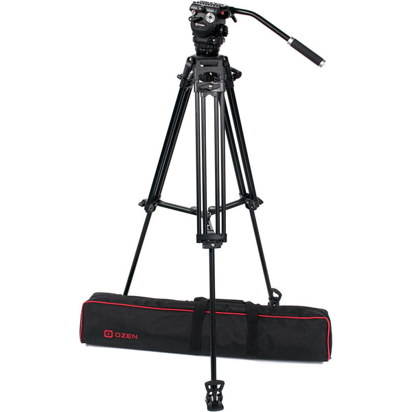 Ozen 75AL2 75mm Aluminum Tripod & Agile 6S Fluid Head System (S-Loc)