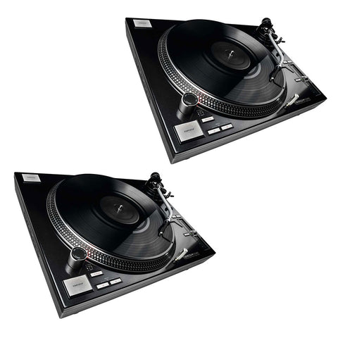 Reloop RP-7000 MK2 Upper Torque Turntable System, Black (2-Pieces)