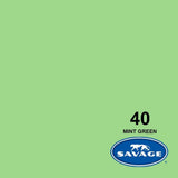 Savage Widetone Seamless Background Paper (#40 Mint Green, Size 86 Inches Wide x 36 Feet Long, Backdrop)