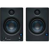 PreSonus Eris E5 BT 5.25" Active Media Reference Monitors with Bluetooth (Pair) Bundle with Auray IP-S Isolation Pad (Small, Single) and 10' TRS Audio Cable