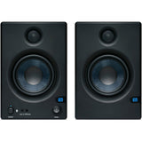 PreSonus Eris E5 BT 5.25" Active Media Reference Monitors with Bluetooth (Pair) Bundle with 2x Auray IP-S Isolation Pad (Small, Single) and 2x 10' TRS Audio Cable