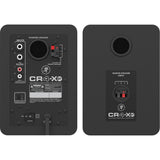 Mackie CR4-XBT 4" Bluetooth Studio Monitors (Pair) with 2x Small Isolation Pads & 3' REAN Stereo Breakout Cable Bundle