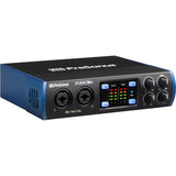 PreSonus Studio 26c 2x4 USB Type-C Audio/MIDI Interface with Kellopy Pop Filter, 6ft MIDI Cable, Tripod Mic Stand & XLR Cable Bundle