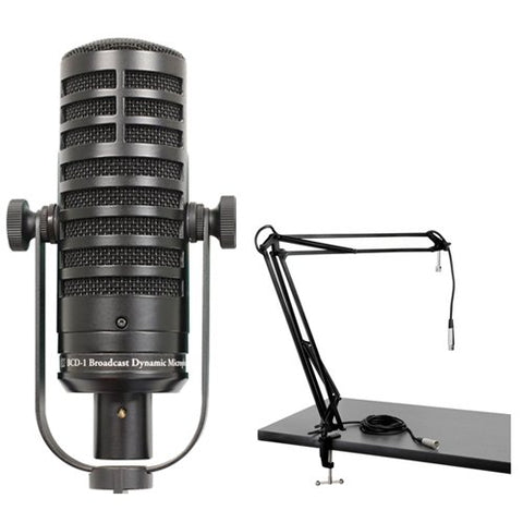 MXL BCD-1 Live Broadcast Dynamic Microphone Podcaster Package