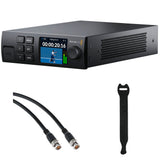 Blackmagic Design 2110 IP Converter 3X3G Bundle with Pearstone 50' SDI Video Cable and Fasterner Straps