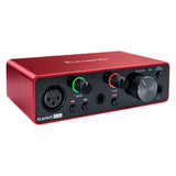 Mackie CR-X Series 3-Inch Multimedia Monitors with Professional Studio-Quality Sound in Pair (CR3-X) Bundle with Focusrite Scarlett Solo (3rd Gen) USB Audio Interface and Phone Cable